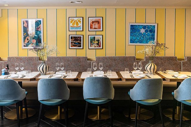 Bellazul restaurant 43 Blandford Street London Mediterranean Restaurant