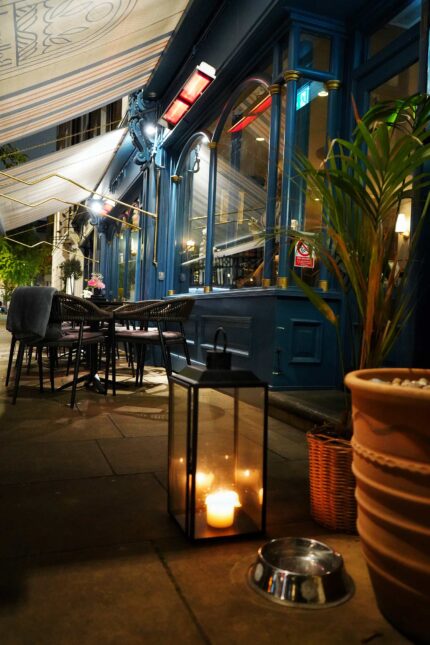 Mediterranean Dining at Mediterranean freshly prepared authentic dishes at restaurant with private dining rooms event space for parties and functions in Marylebone Blandford Street close to the corner of Baker Street London.